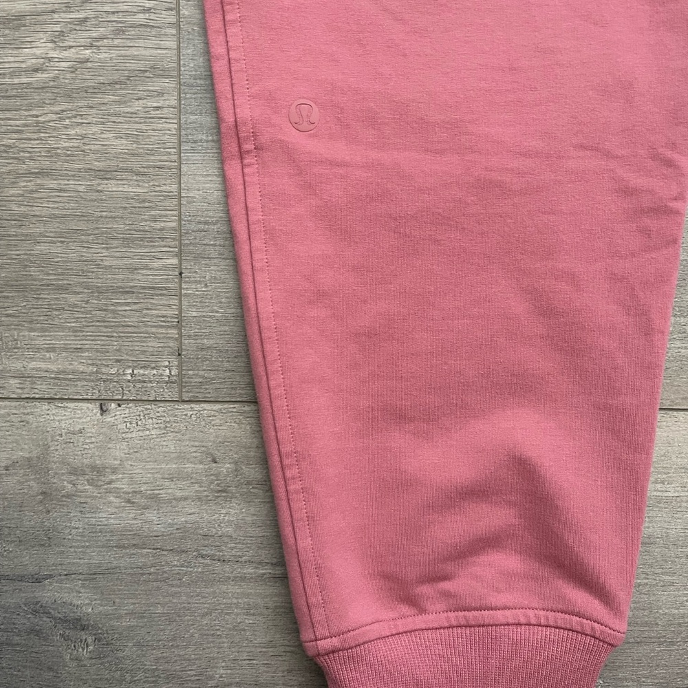 Lululemon Scuba High-Rise French Terry Jogger Women’s Size 8 briar rose pink - Picture 7 of 9